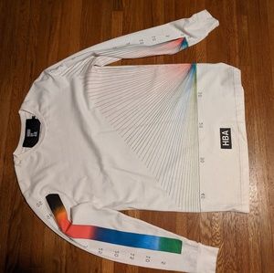 Hood by air long sleeve white shirt medium